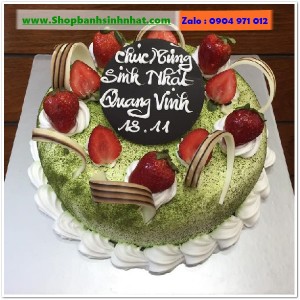 Bánh Sinh Nhật Trà Xanh - VL101